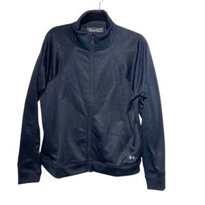 Women’s XL Under Armour Dark Gray Coldgear full zip jacket NWT - A2